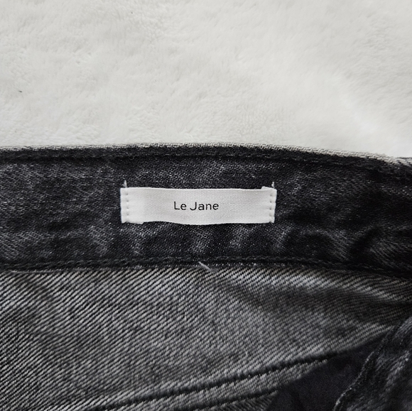 Frame Denim Le Jane High-Rise Straight Fit Black Jean's Size 29 - Picture 11 of 11